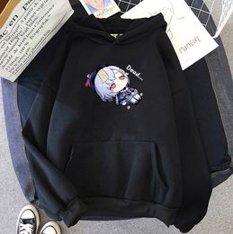 Sweats à capuche pour hommes Sweatshirts Kawaii Genshin Impact Qiqi Hommes Femmes Sweats à capuche Jeu Sweatshirts Harajuku Unisexe Manches longues Graphique Streetwear Y2K Vêtements Tops 230914