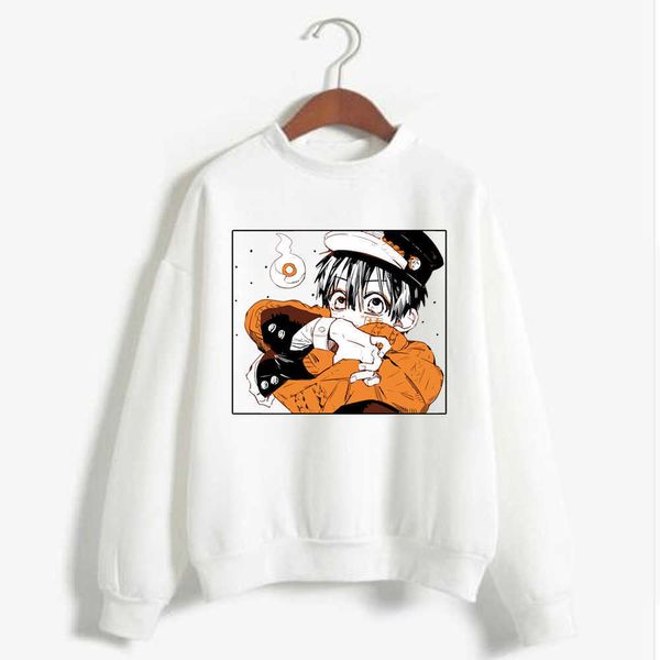 Sweats à capuche pour hommes Sweatshirts Kawaii Toilettes liées Hanako-Kun Hommes Femmes Sweat-shirt à manches longues Anime Manga Tops Vêtements G221008