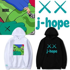 Sudaderas con capucha para hombre Estilo coreano K J-HOPE Kpop Jack In The Box K- Ropa Harajuku Sudadera con capucha Tops Streetwear Hip HopMen's Swea