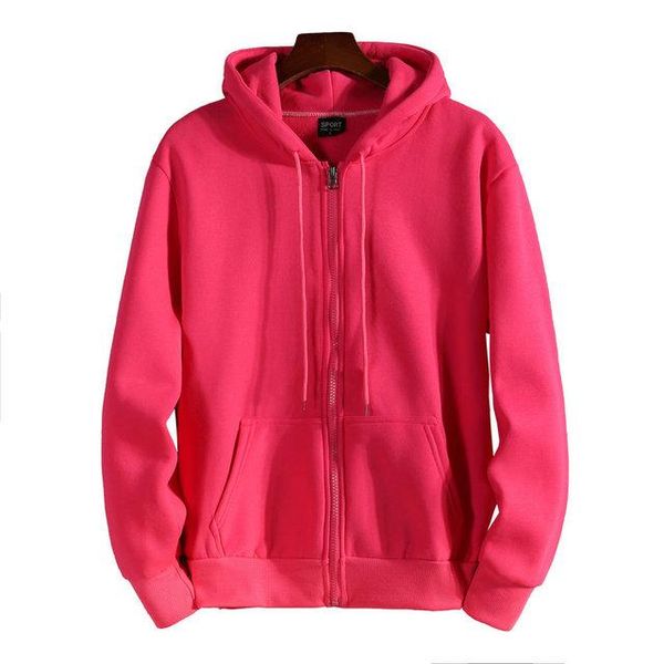 Sweats à capuche pour hommes Sweats à capuche pour femmes Vestes à capuche zippées Pulls à manches longues Couleur unie Tops Vêtements de sport pour hommes