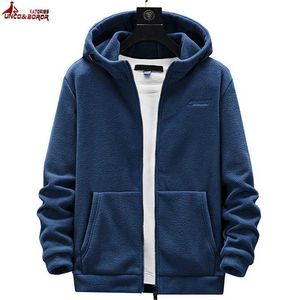 Sweats à capuche masculine Sweatshirts grande taille 6xl 7xl 8xl MENS STREET Clothing Soft Shell Wool Veste Mens Young Casual Sports Shirt Hip-Hop Anime Sweatring Sweater Q240506