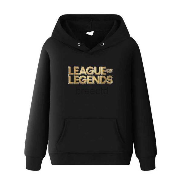 Sweats à capuche pour hommes Sweatshirts League of Legends Hommes et femmes High Street Sweat à capuche Pull de rue Hip Hop Haut à capuche S-3XL Taille 24328