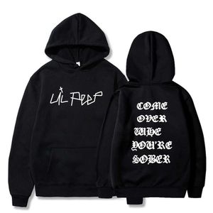 Sweats à capuche pour hommes Sweats Sweats Sweats Peep Love Lil.Peep Mens / Womens Sweatmes Sweat-shirt Sweatshirt Mens / Womens Sudaderas Weeping Baby Hat Hoddie Sweatshirt Q240506