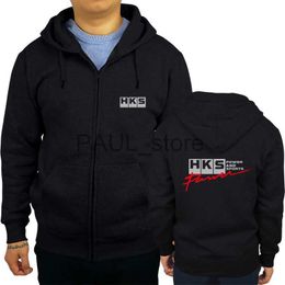 Heren Hoodies Sweatshirts Limited HKS Power and Sportser Performance Turbo Black hoody lente herfst Fashion hoodie nieuwe zwarte rits drop shipping x0720