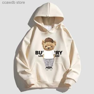 Sweats à capuche pour hommes Sweatshirts de luxe de marque de mode pull amusant lettre imprimée graphique hauts femmes vêtements coton streetwear grande taille hommes sweats à capuche livraison gratuite T240110