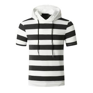 Sweats à capuche pour hommes Sweatshirts Hommes Manteaux Personnalité Jeunesse Mince Europe et Amérique Casual Stripe Tendance Été Doux Lâche Vêtements de mode