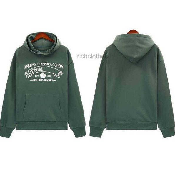 Sudaderas con capucha para hombre Sudaderas con capucha de diseño para hombre Rapero Hip Hop moda callejera Sudaderas con capucha para mujer Sudaderas con capucha DENIM Guirnalda Estampado de letras Conjunto de ropa Deportes Correr