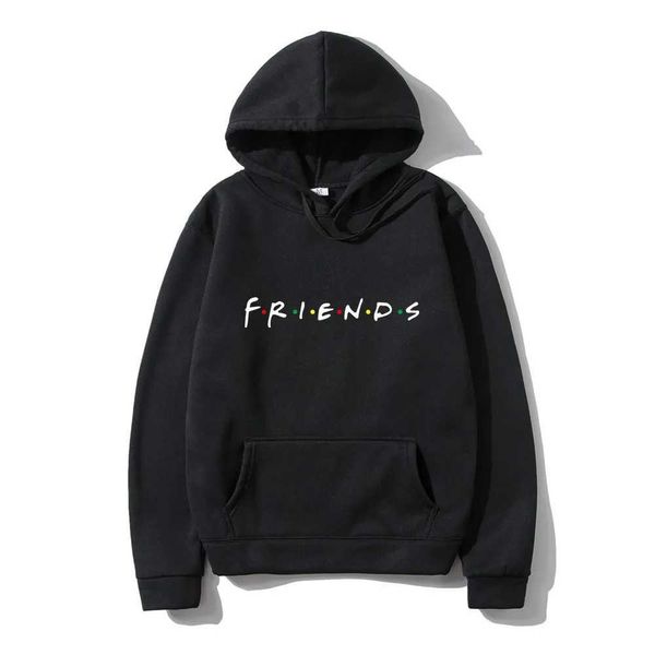 Sweats à capuche masculine Sweats Sweats Sweat à capuche Automne Hiver Men Funny Imprimé Friends Harajuku Sweats Sweats Sweats Hip-Hop Houle à capuche Hoody Strtwear Coat T240425