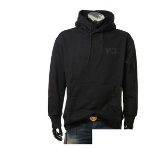 Sweats à capuche pour hommes Sweatshirts Hommes Sweats à capuche Y3 Casual Pull à capuche Plover Coton Impression Europe et Amérique Vêtements Drop Livraison Appar Dhsbo