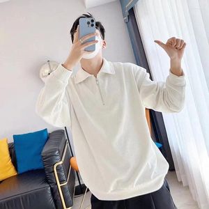 Heren Hoodies Sweatshirts Men Koreaanse stijl Chique Puur knappe flaggy High Street Charmante jeugdige unieke schooljongens zonnig volwassen