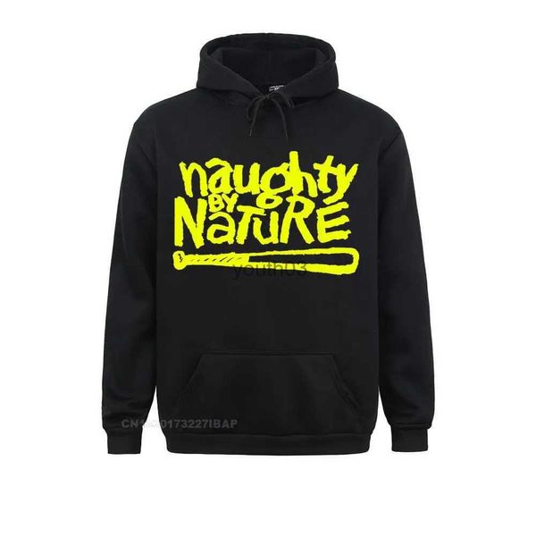 Sudaderas con capucha para hombre Sudaderas Hombres Travieso por naturaleza Old School Hip Hop Rap Skateboardinger Banda musical 90s Bboy Bgirl Ropa deportiva Sudaderas con capucha Harajuku negras Top YQ231111