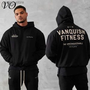 Hoodies voor heren Sweatshirts Heren Oversized trui met capuchon Katoen Los Sportkleding Joggers Gym Sport Fitness Hardlopen Trainingsjas Casual Q231023