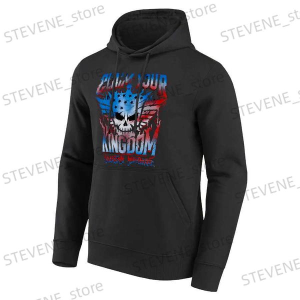 Sweats à capuche pour hommes Sweatshirts pour hommes noir Cody Rhodes Claim Your Kingdom Nightmare pull à capuche Free Fight Club sweat-shirt pour hommes et filles T231121