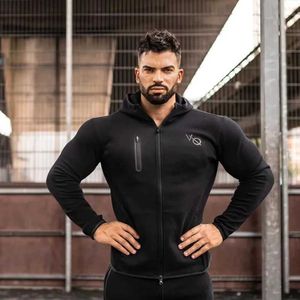 Sudaderas para hombres sudaderas sudaderas para hombres Cardigan con sudadera con capucha para el gimnasio deportes de gimnasio fitness puro jogger estampado corriendo ropa para hombres ropa deportiva J231220