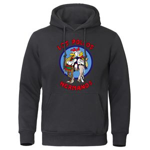 Hoodies voor mannen Sweatshirts Hoodies voor mannen Herfst Winter Letter Print LOS POLLOS Hermanos Mannelijke Sweatshirts Chicken Brothers Pullovers Hoge kwaliteit Tops 230707