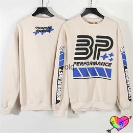 Sweats à capuche pour hommes Polos pour hommes Beige Broken Planet BP Sweatshirts Hommes Femmes Broken Planet Market Cosmic Speed Sweat à capuche Pulls en polaire Mousse Imprimer Crewneyolq