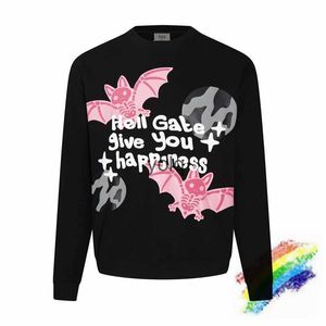 Heren Hoodies Sweatshirts Polos PoloS PU Print Bat gebroken planeet Sweatshirts Men Women Bes Kwaliteit Hoodie Oversize Crewneyolq