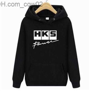 Sweats à capuche pour hommes Sweat-shirts Chaussettes pour hommes Mode Voiture HKS Sweat à capuche Manches en coton pour hommes Haut à capuche européen Sweat-shirt Hip Hop décontracté pour hommes Plus la taille S-4XL Z230714