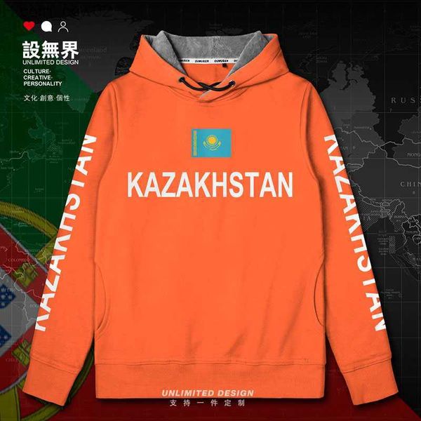 Sweats à capuche pour hommes Sweat-shirts Chaussettes pour hommes Kazakhstan Sweat à capuche pour hommes New Street football Jersey Athlète Athlétisme Drapeau national du drapeau Z230720