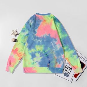 Sweats à capuche pour hommes Sweats Hommes Tie-dye Sweat à capuche à manches longues Lâche Dégradé Sweat Oversize Garçons Dress Up Kpop Dance Wear Youth Tie Dye Co