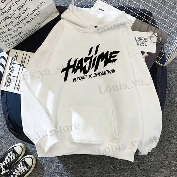 Sweats à capuche masculine Sweatshirts masculins Sweatshirt Hajime Miyagi Andy Panda Graphic surdimensionné Sweatshirt unisexe HARAJUKU Lady Hoody Casual Fulais T240419