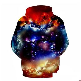 Heren Hoodies Sweatshirts Men039S Moletom Com Capuz Space Galaxy 3d Roupas de Marca Mascina E Feminina Impresso Jaqueta Esportiva1 Otjap