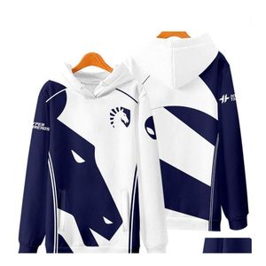 Sweats à capuche pour hommes Sweats Men039S Team Liquid Esports Uniform Horse Head Lols11 Csgo 2 Pull à capuche surdimensionné et Women039S29272 Otdqk