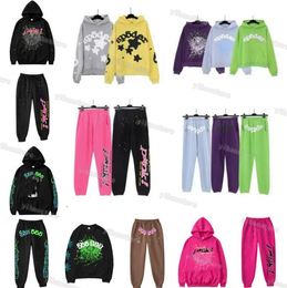 Spider Sweat à capuche Designer à capuche Mens 555 Sp5der Sweat-shirt Homme Pull Young Thug 555555 Sweats à capuche de luxe Femmes Rose Spider Hommes Sweat à capuche Imprimer Web Couple Sweatshirts