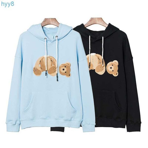 Sudaderas con capucha para hombre Sudaderas para hombre Diseñador Angel Teddy Bear Mujer Sudadera Manga larga Casual Jersey Negro Suéteres de gran tamaño Algodón XL Streetwear Moda Jumper