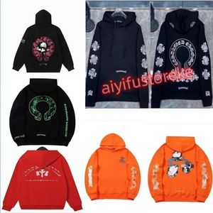 Sweats à capuche pour hommes Sweatshirts Hommes Designer Chrome Winter Heart Sweat à capuche Ch Veste à manches longues Zipper Manteau lâche Sweat à capuche Hommes Femme Hip Hop Chromes Pull 3s