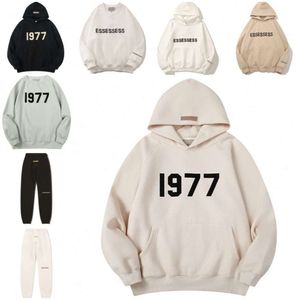 Heren Hoodies Sweatshirts Heren Designer Hoodie Zwart Ess T-shirt Man Hoody 1977 voor dames Pullover Heren Crewneck Sweatshirt Cotton809