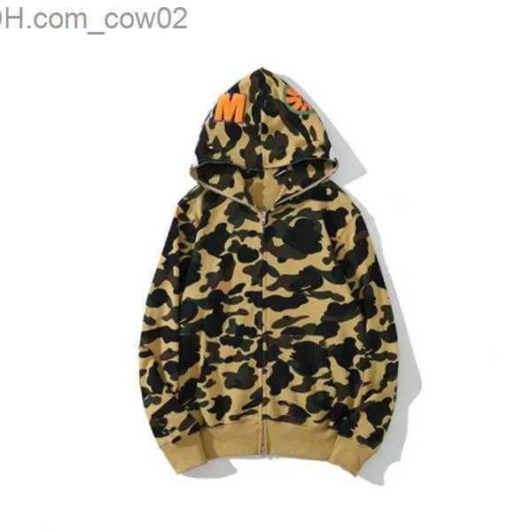 Sweats à capuche pour hommes Sweats à capuche Designer pour hommes Sweats à capuche zippés pour femme Veste de camouflage noire Sweat à capuche bleu Sweat à capuche Z230727