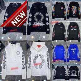 Sweats à capuche pour hommes Sweatshirts Hommes Designer Winter Heart Sweat à capuche Ch à manches longues Manteau lâche Sweat à capuche Hommes Chromees 67rts à 4xl