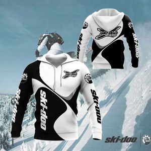 Heren Hoodies Sweatshirts Mens Fashion 3D Snow Off Road Motorfietspatroon Hoodie Spring en Autumn Outdoor Sports Mountain Off Road Enthousiasme Plover Q240506