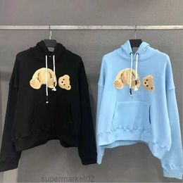 Hoodies voor heren Sweatshirts Mode-ontwerper voor heren Broken Bear Sweatshirt Palms Hoodie Teddy Trendy Terry Explosion Sweater Stijl Heren en Dames As