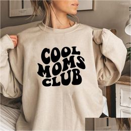 Heren Hoodies Sweatshirts Heren Hoodies Cool Moms Club Sweatshirt Mom Life Sweatshirts Dames Lange mouw Plevier Casual Grafisch Mothe Dh5Sc