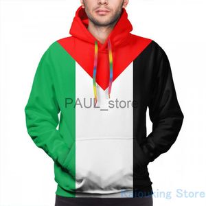 Heren Hoodies Sweatshirts Heren Hoodies Sweatshirt voor vrouwen grappig Palestina Vlag print Casual hoodie Streatwear x0720