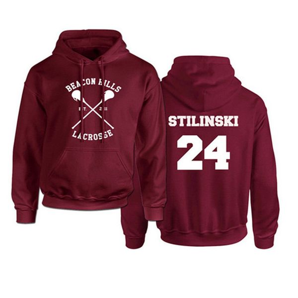 Sweats à capuche pour hommes Sweats à capuche pour hommes Teen Wolf Sweat à capuche pour hommes Stilinski 24 Lahey McCall Pull Sweat Homme Imprimer Sweat à capuche Hip Hop Sweats à capuche Streetwear 230807