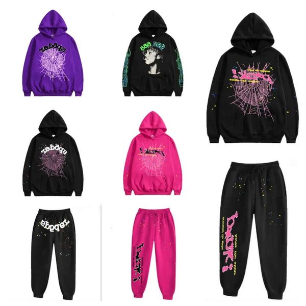 Sweats à capuche pour hommes Sweats à capuche pour hommes Sp5der Young Thug Angel Woman Fashion 555555 Lett Sweatshirts Casual Spider Web Sweat à capuche Puff Print 655