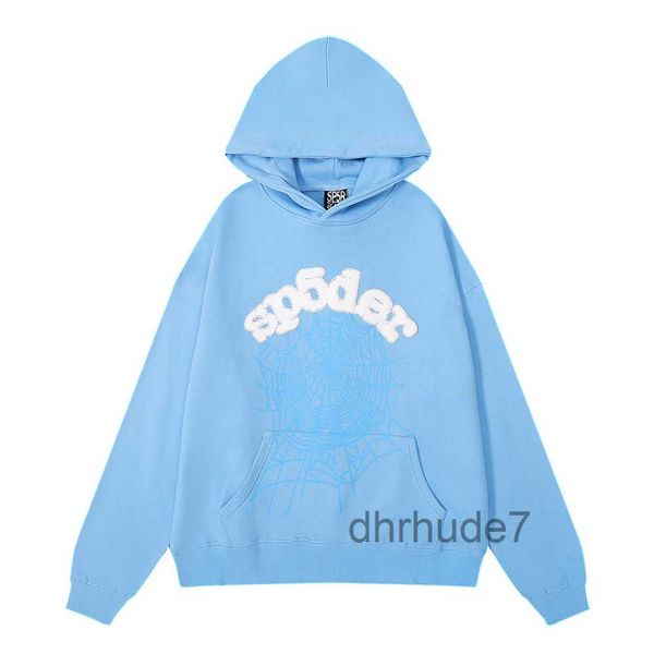 Sudaderas con capucha para hombres Sudaderas para hombre Sp5der Young Thug Angel Mujer Moda 555555 Letras Casual Spider Web Sudadera con capucha Puff Print Jerseys L0UX