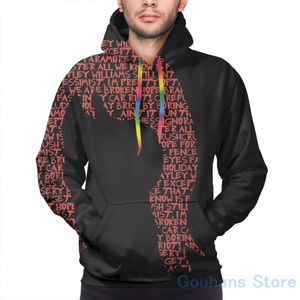 Heren Hoodies Sweatshirts Heren Sweatshirt voor vrouwen grappige Hayley Williams Hair Word Cloud Print Casual Hoodie Streatwearmen's