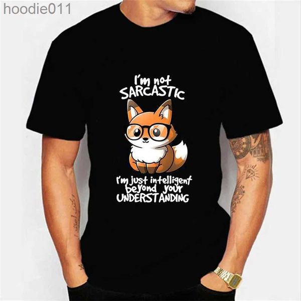 T-shirt pour hommes à capuche pour hommes T-shirt, je ne me moque pas.Je suis juste plus intelligent que vous ne pouvez comprendre.T-shirt kaii t-shirt t-shirt t-shirt classique c24325