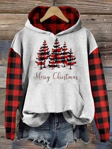 Heren Hoodies Sweatshirts Vrolijk Kerstfeest Winter Sweatshirt Kleding Kerst Kerstboom Patroon Trui Street chic Hip Hop Trui Tops 231124