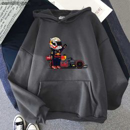 Heren Hoodies Sweatshirts Mini F1 Hoodie Hot Game Grafische Sweatshirts Kpop Kleding Hip Pop Streetwear Dames Y2K Sudaderas Moletom Oversized Hoodies HerenL230920