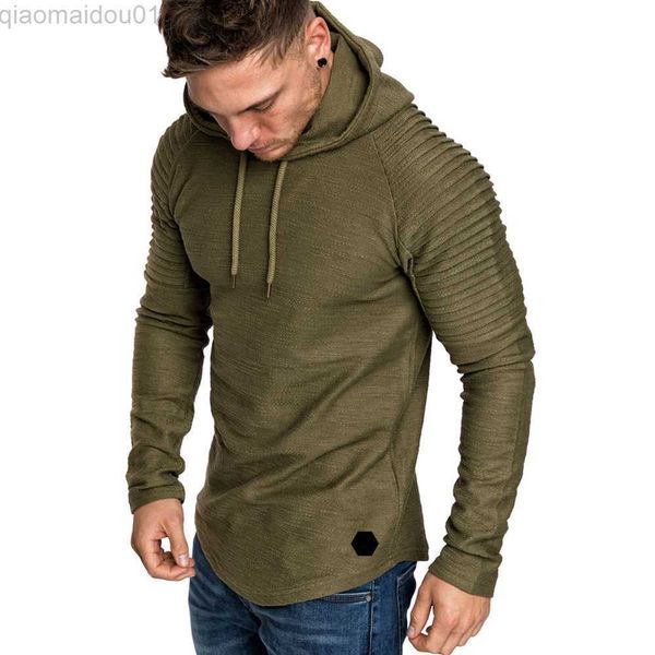 Sudaderas con capucha para hombre MRMT 2023 Nuevas sudaderas con capucha Raglan Fringe Folds Manga larga Hombres Sudadera con capucha Jerseys Ropa Hombre Sudaderas con capucha L230721