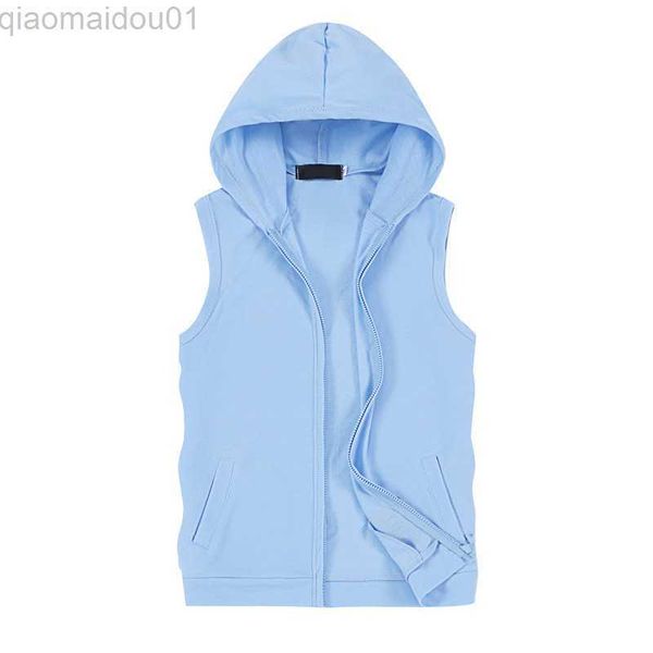 Sweats à capuche pour hommes Sweats MRMT 2023 Brand New Summer Sweats à capuche pour hommes Sweats minces T-shirt sans manches pour homme Sweat à capuche Sweat Gilet Tops Veste L230721