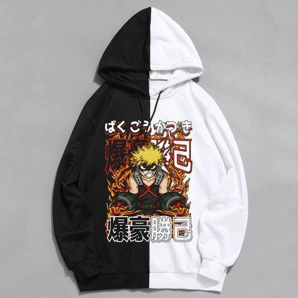 Sweats à capuche pour hommes Sweats My Hero Acadamia Anime Y2k Vêtements esthétiques Femmes Hommes Graphics Sweat à capuche Unisexe Ados Sweat Manga Trendy Streetwear 230729