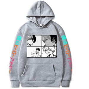 Sweats à capuche pour hommes Sweatshirts My Hero Academia Anime drôle hommes femmes à capuche Boku No Hero Academia sweat Manga Todoroki Bakugou vêtements hauts 230914