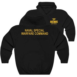 Hoodies voor heren Sweatshirts Naval Special Warfare Command Naval SEAL Hell Week Hoodie 100% katoen Casual sweatshirts Militaire stijl Streetwear 24318