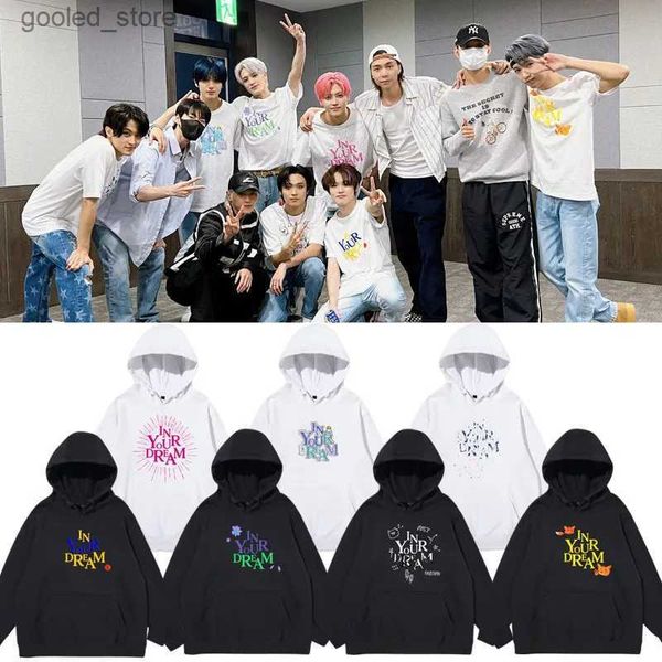 Sudaderas con capucha para hombre Sudaderas NCT DREAM Anko Concierto THE DREAM SHOW 2 Sudaderas con capucha Mujer Hombre Kpop Moda Otoño Sudadera Dos veces Merch para fanáticos UNA VEZ Ropa Q231110